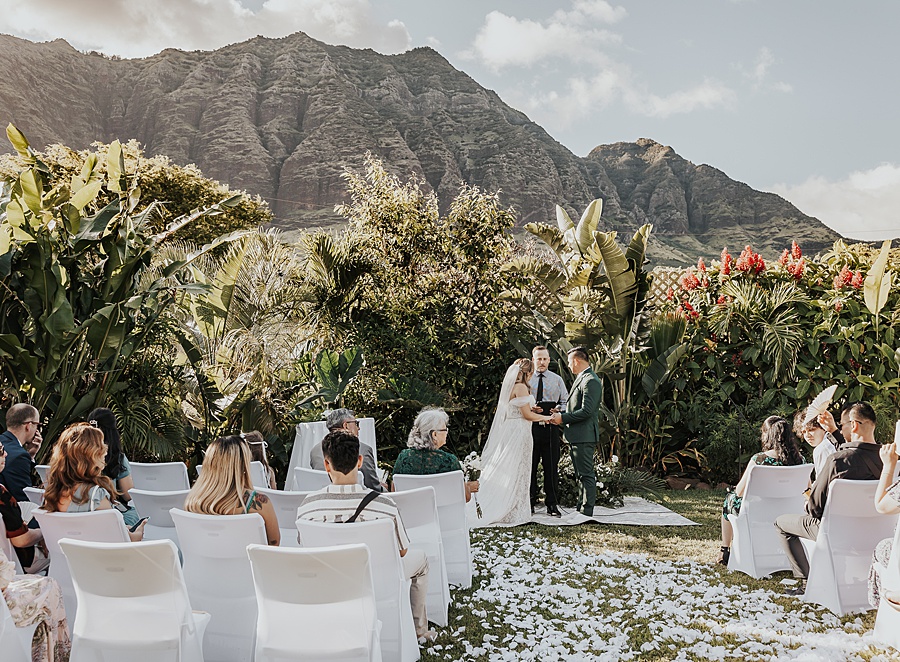 Kapila Gardens wedding Venue on Oahu, Hawaii