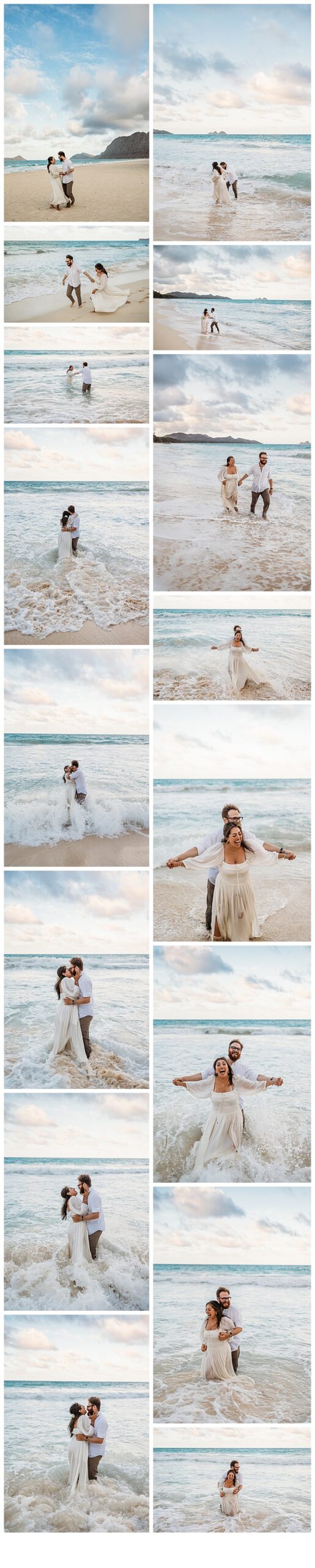 Couple Engagement Session | Oahu, Hawaii | What to bring to your beach photo shoot